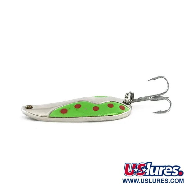 Acme Kamlooper Lusikkauistin, Nikkeli / Vihreä / Punainen, 11g, #8253