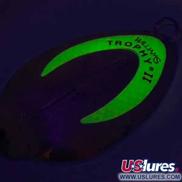 Williams Trophy Lusikka, Hopeoitu, 21g, Glow-piste, #8277