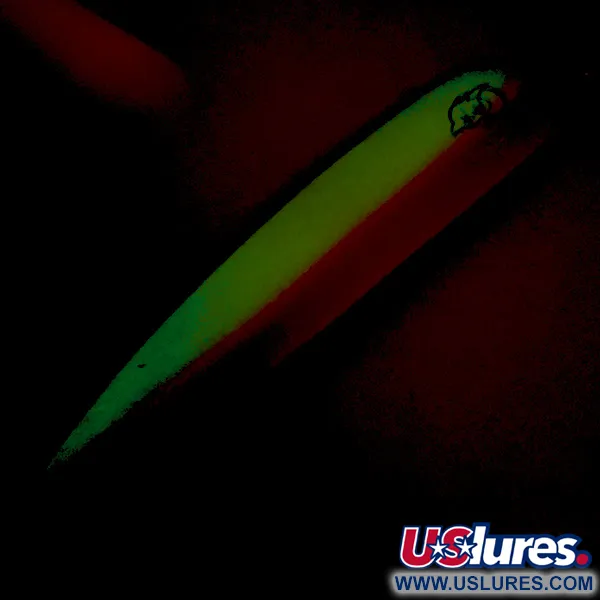 Dardevle Big Ed Flutter-Chuck 3700 Lusikka, UV Glow, 25g, #8279