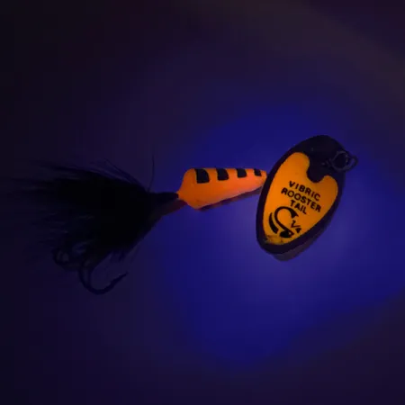 Yakima Bait Vibric Rooster Tail UV Lippa, UV Orange Tiger, 7g, #8291