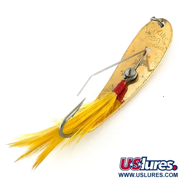 Hopkins Weedless 238 Hammered Spoon Lusikka, Kulta, 7g, Ruohosuoja, #8331