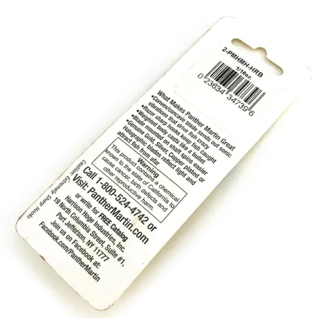 Panther Martin 2 Lippa, Puna/Sini/Kulta, 2.5g, Holografinen, #8334