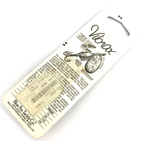 Blue Fox Super Vibrax 0 Lippa, Hopea/Taimen, 3g, Leikari, #8335