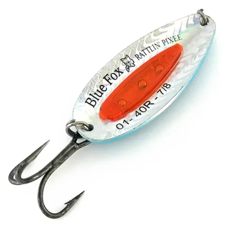 Blue Fox Rattlin Pixee UV Lusikka, Blue / Red, 24g, UV-reaktiivinen, #8373
