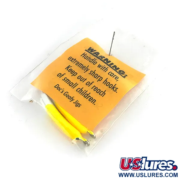 Doc's Goofy Jig UV Jigi, Keltainen, 7g, UV-reaktiivinen, #8396