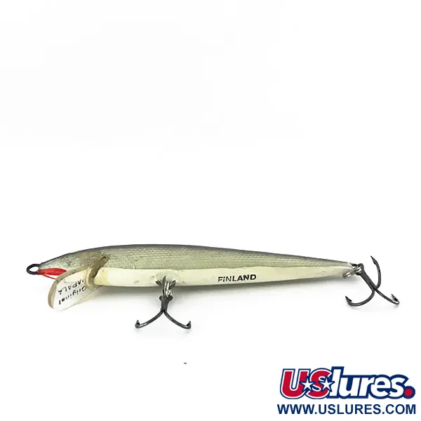 Rapala Original Floater F8 Vaappu, S (Silver), 4g, Balsa, #8408