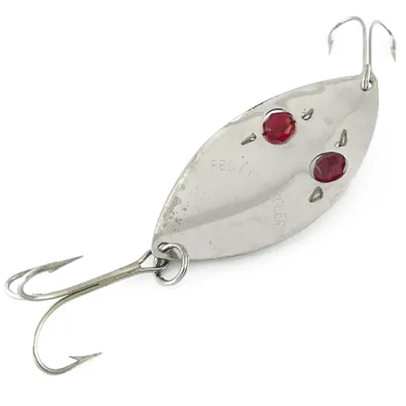 Eppinger Red Eye Wiggler Lusikka, Nikkeli / Puna, 25g, Lasisilmät, #8431