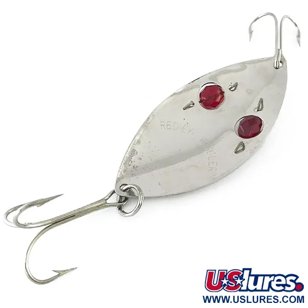 Eppinger Red Eye Wiggler Lusikka, Nikkeli / Puna, 25g, Lasisilmät, #8431