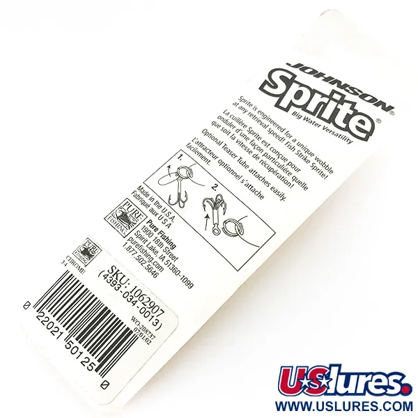 Johnson Sprite Lusikkauistin, Nikkeli, 21g, USA, #8450