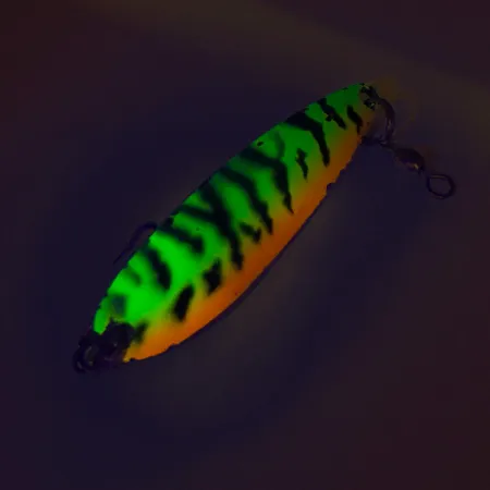 Luhr Jensen Krocodile Die #4 UV Lusikka, Firetiger, 14g, UV, #8466