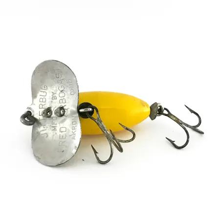 Fred Arbogast Jitterbug Pintauistin, Keltainen, 7g, Metallilippa, #8477