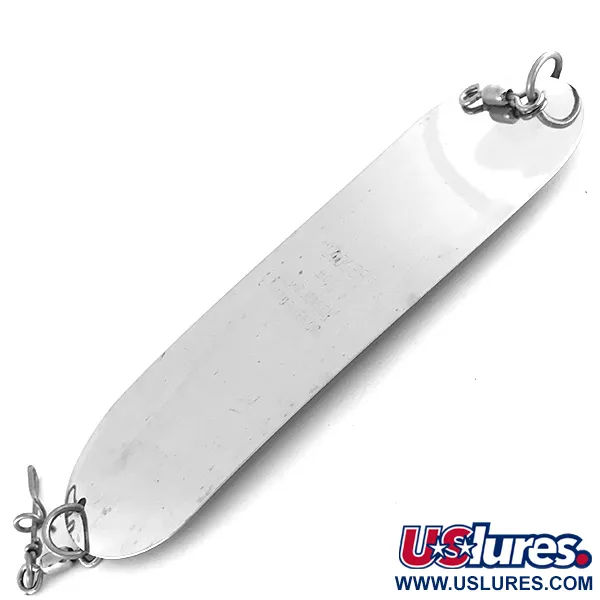 Luhr Jensen Dodger Houkutuslevy, Nikkeli / Vihreä, 40g, Trolling, #8491