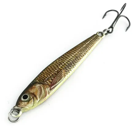 Cabela's Real Image Jig-N-Spoon Pystypilkki, Gold Shiner, 28g, #8496