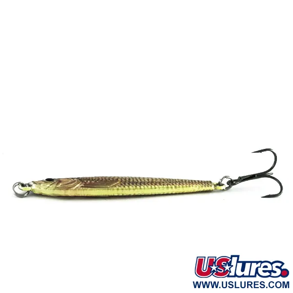 Cabela's Real Image Jig-N-Spoon Pystypilkki, Gold Shiner, 28g, #8496