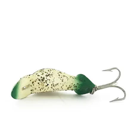 Buck Perry Spoonplug Lusikka, Valkoinen/Vihreä, 5g, Syvyydensäätö, #8500