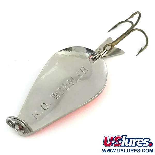 Acme K.O. Wobbler Lusikka, Hopea/Oranssi, 14g, Houkutinlevy, #8507