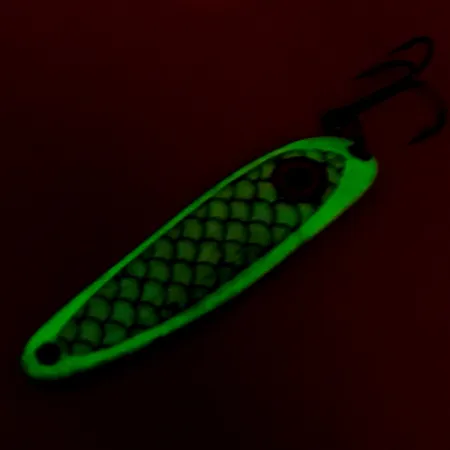 Wolverine tackle Cobra Glow Lusikka, Valkoinen/Nikkeli, 14g, Glow, #8513