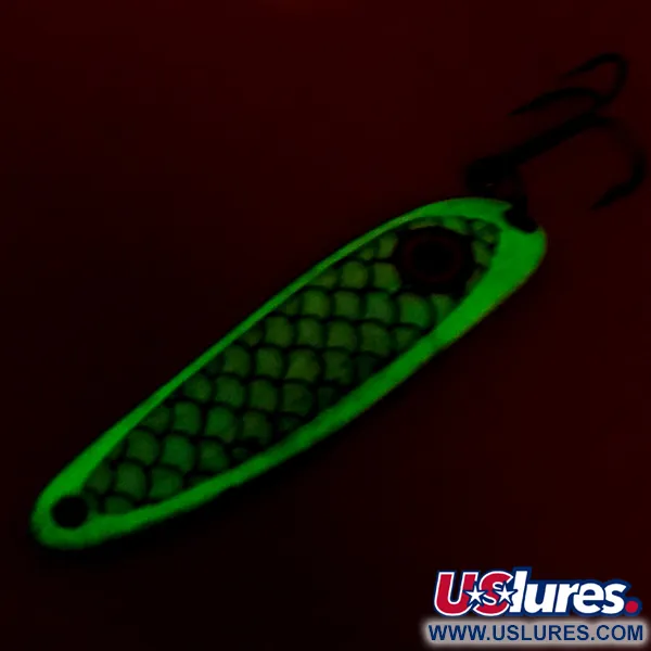 Wolverine tackle Cobra Glow Lusikka, Valkoinen/Nikkeli, 14g, Glow, #8513