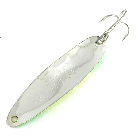 Wolverine Tackle Cobra UV Lusikka, Nikkeli/Chartreuse, 14g, UV, #8514