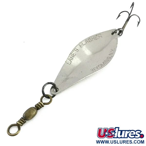 Lanes Tackle & Bait Lane's Flasher Lusikka, Nikkeli, 14g, Vintage #8518