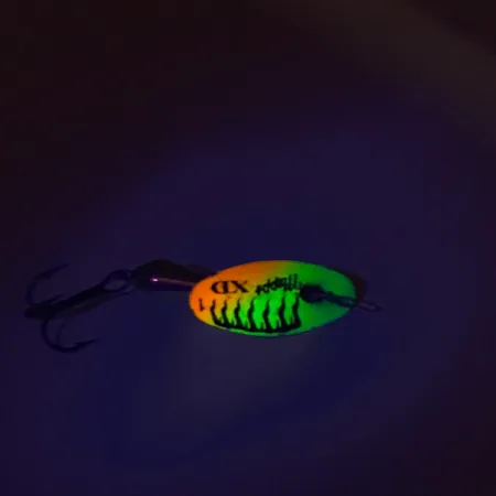 Mepps XD 1 Lippa, Rainbow Flame, 2.7g, UV-aktiivinen, #8535