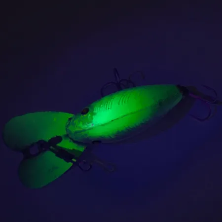 Bill Norman Quarterback Shallow Vaappu, Hopea/Chartreuse, 7g, Glow, #8591