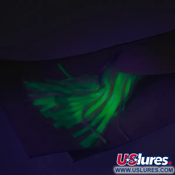 Hydro Lures Weedless Hydro Spoon, 11g, Valkoinen/Vihreä/Punainen, Ruoholusikka #9258