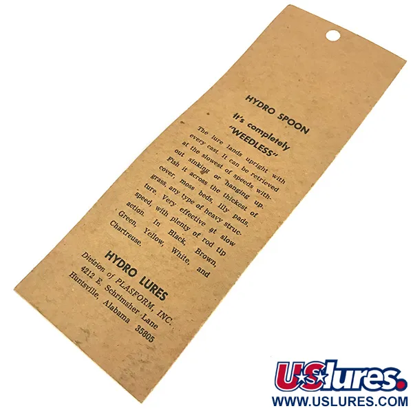 Hydro Lures Weedless Hydro Spoon, 11g Musta, Ruohikkolusikka #8594