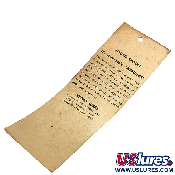Hydro Lures Weedless Hydro Spoon, Vihreä, 17g, Ruohosuojattu, #8596
