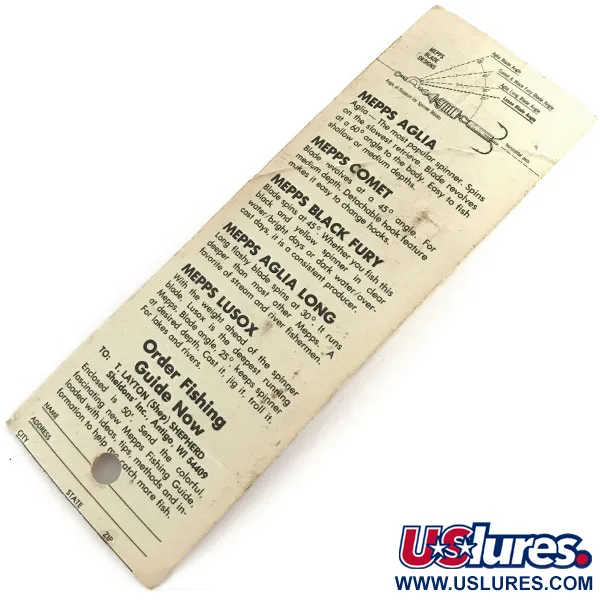 Mepps Black Fury 3 Dressed Lippauistin, Musta / Keltainen, 7,3g, #8677