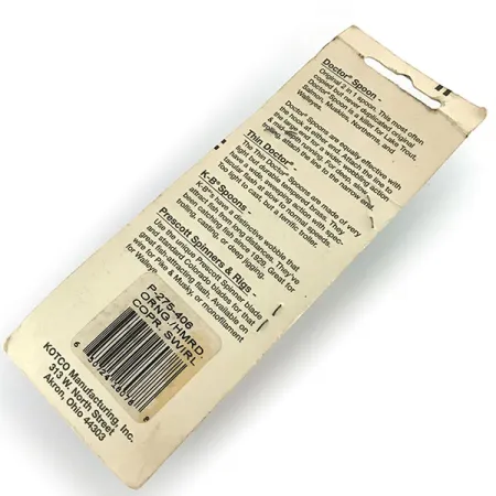 Prescott Spinner Little Doctor 275 Lusikka, Kupari/Oranssi, 21g, #8680