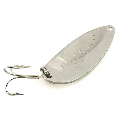 Acme Little Cleo Glow Lusikka, Valkoinen/Oranssi/Nikkeli, 11g, #8687