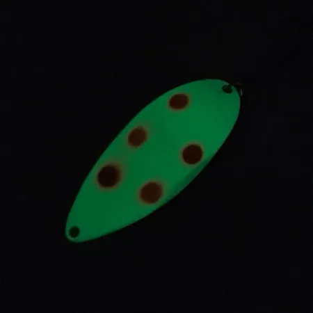 Acme Little Cleo Glow Lusikka, Valko/Puna/Nikkeli, 21g, Glow, #8689