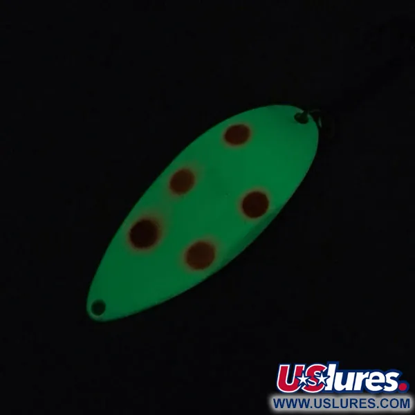 Acme Little Cleo Glow Lusikka, Valko/Puna/Nikkeli, 21g, Glow, #8689