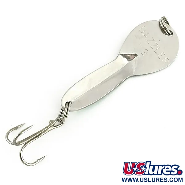 Acme Dazzler #2 Lusikka, Vasaroitu Nikkeli / Vihreä, 7g, Harvin., #8700