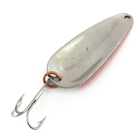 Nebco Aqua Spoon Lusikka, Puna/Valko/Nikkeli, 7g, nikkelöity, #8703