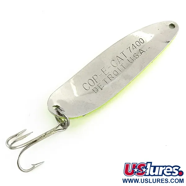 Eppinger Dardevle Cop-E-Cat 7400 UV Lusikka, Keltainen/Nikkeli, 14g, #8721