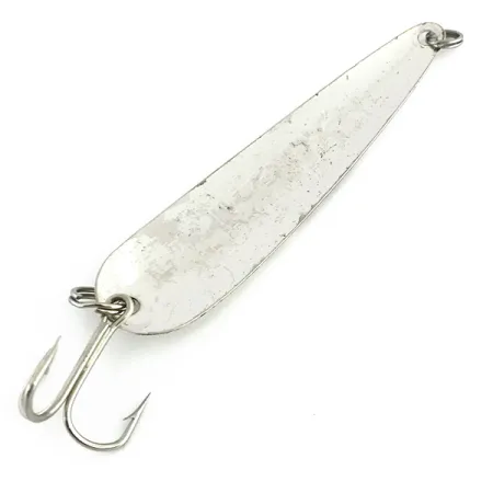 Dardevle Flutter-Chuck 3500 Lusikka, Vasaroitu hopea, 8g, #8728