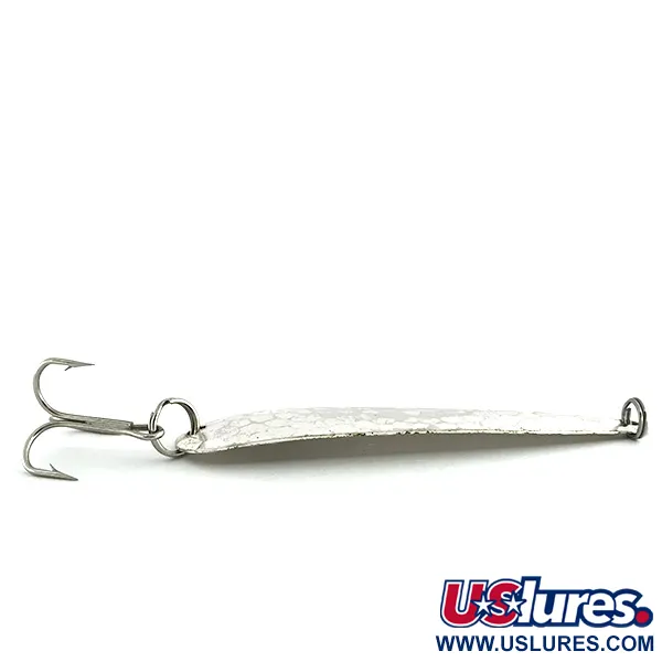 Dardevle Flutter-Chuck 3500 Lusikka, Vasaroitu hopea, 8g, #8728