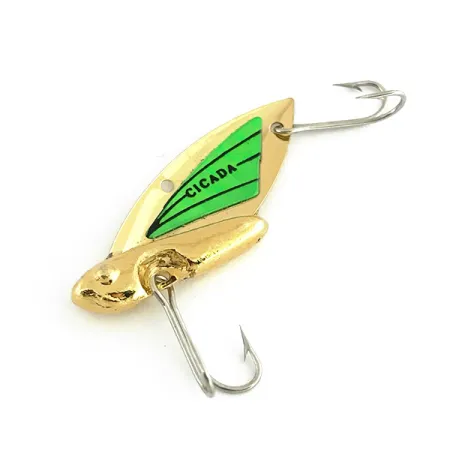 Reef Runner Cicada Blade Bait, Kulta / Vihreä, 6g, USA, #8745