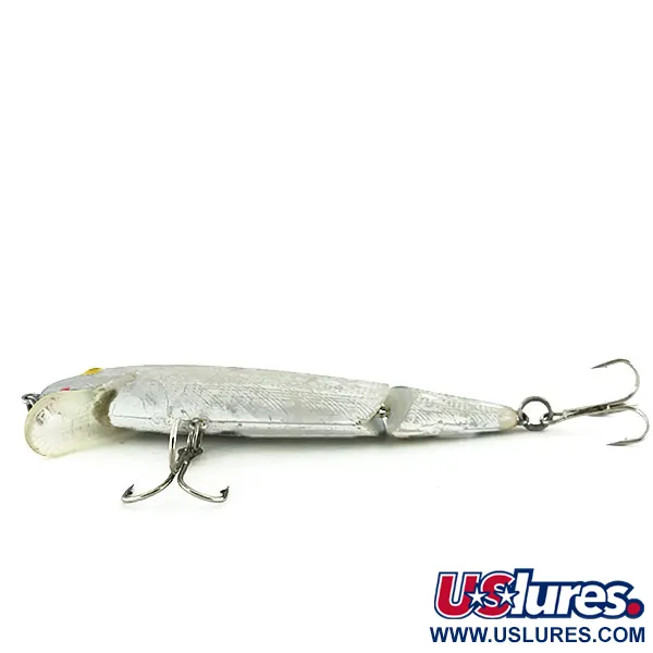 Rebel Floater Jointed Minnow, Hopea/Sininen, 7g, Nivelrunko, #8748