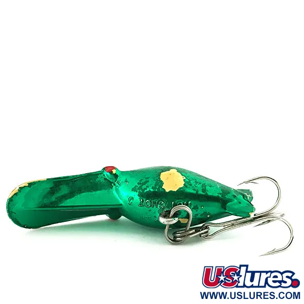 Luhr Jensen Hot Shot 3, 5,5g, Green Metallic, vaappu #8750