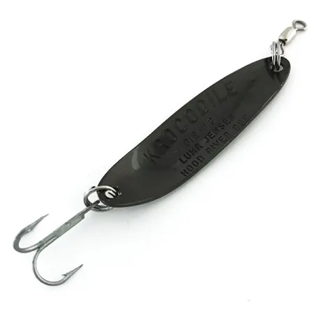 Luhr Jensen Krocodile Die #3 Lusikka, Musta, 10g, Vintage, #8775