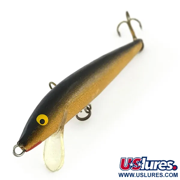 Rapala Original Floater F9 Vaappu, G (Kulta), 9cm, Balsapuu, #8795