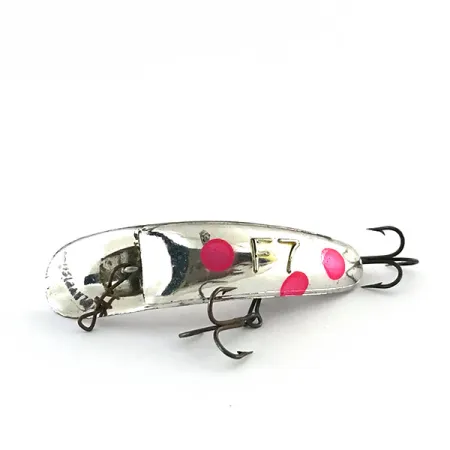 Yakima Bait FlatFish F7 Vaappu, Hopea / Punainen, 3,6g, Uistelu, #8799
