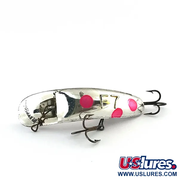 Yakima Bait FlatFish F7 Vaappu, Hopea / Punainen, 3,6g, Uistelu, #8799