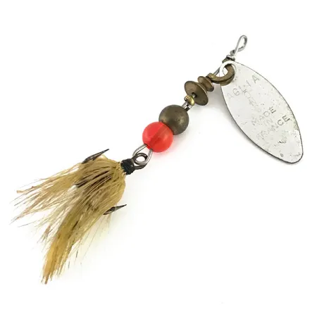 Mepps Aglia Long 0 Dressed Lippa, Nikkeli / Kulta-kimalle, 3g, #8809