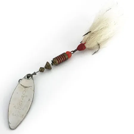 Mepps Aglia Long 2 Dressed Lippa, Hopea, 7,3g, Karvakoukku, #8810