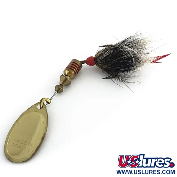 Mepps Aglia 2 dressed Lippa, Valko/Puna/Messinki, 4,7g, Karva, #8811