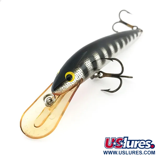 Bagley's Diving Bang-O-Lure, Hopea / Musta, 12.5g, Balsapuu, #8828
